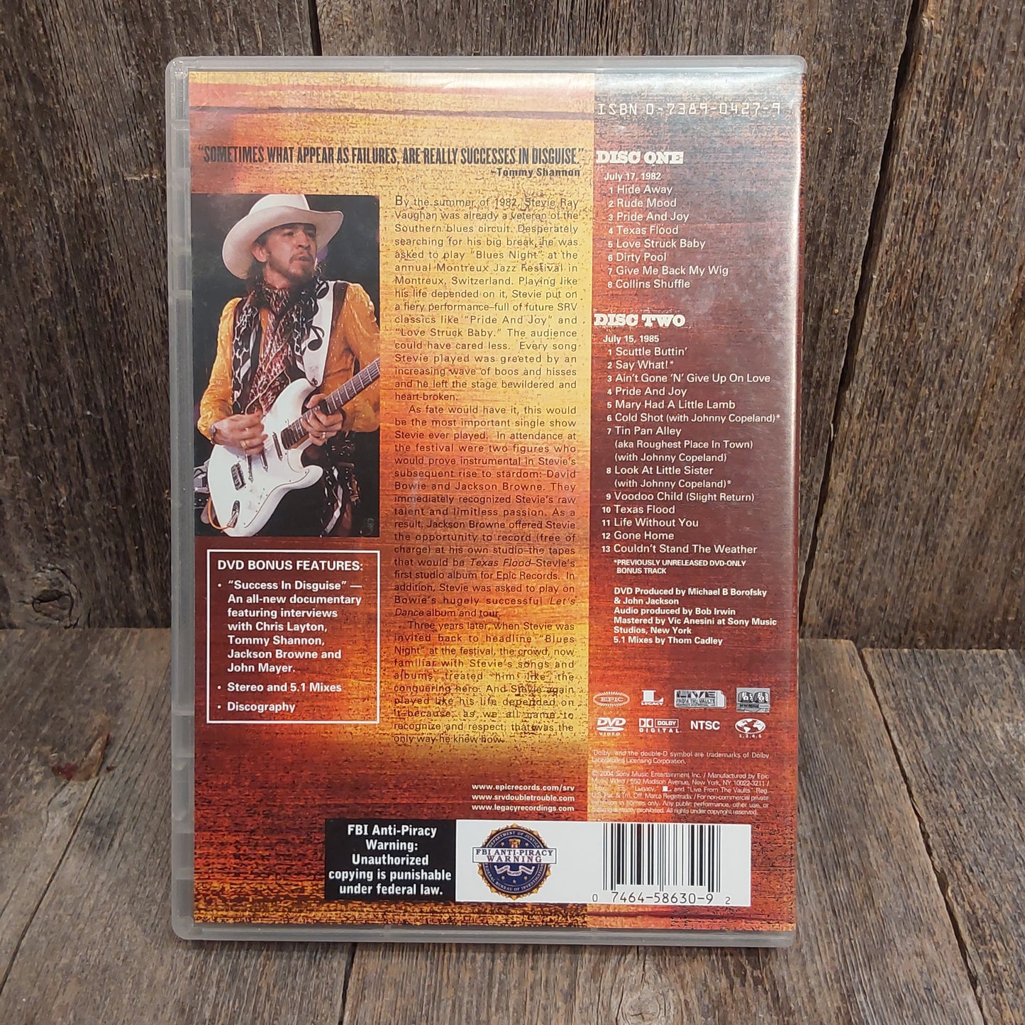 Stevie Ray Vaughan and Double Trouble Live at Montreux '82 &'85