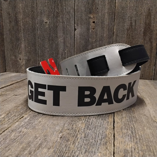 Used D'Addario Beatles "Get Back" Leather Strap