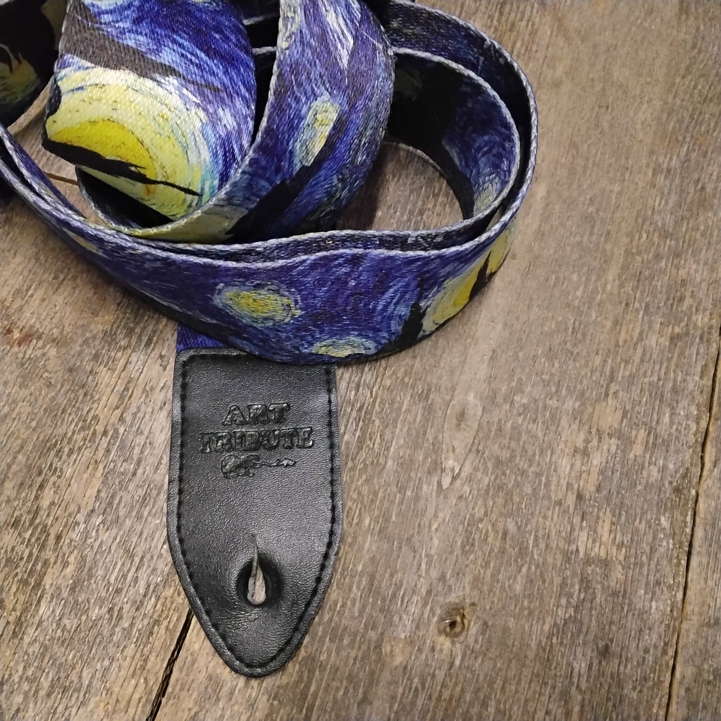 Used Art Tribute Van Gogh Starry Night Guitar Strap
