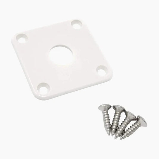 Square Jackplate for Les Paul Plastic