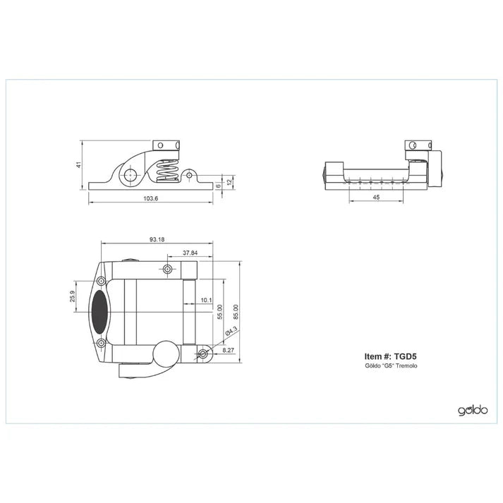 Goldo G5 Tremolo, Short
