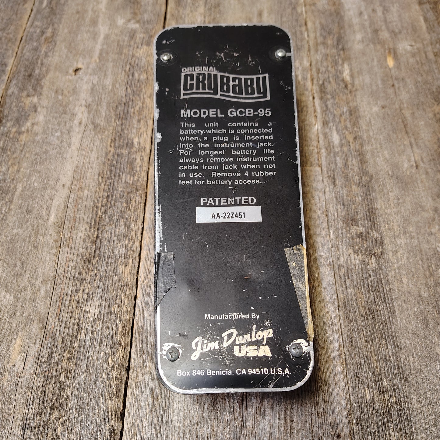 Used Crybaby Wah GCB-95