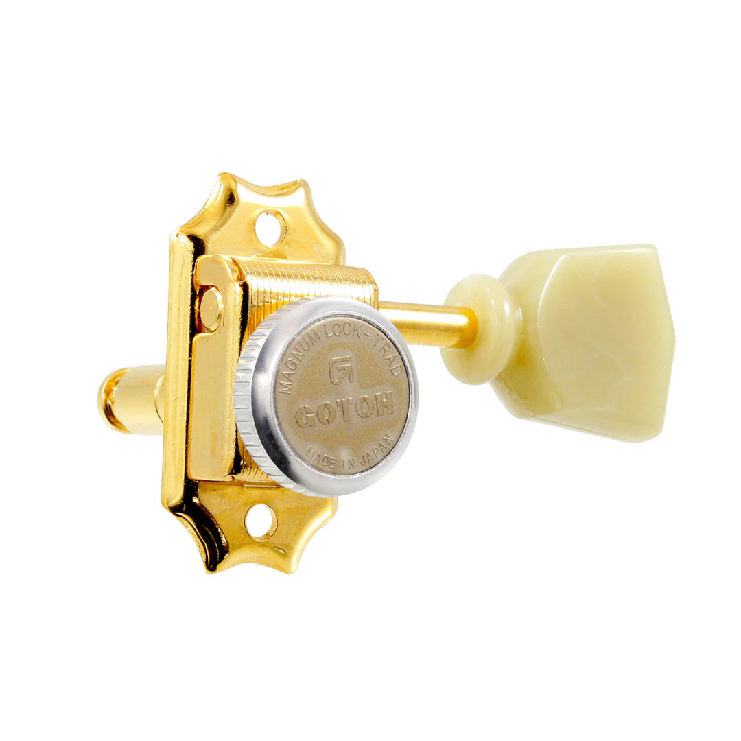 Gotoh SD90 MG-T 3x3 Magnum Lock Plastic Keystone Tuners- set of 6 pcs (Multiple Finishes) (A)