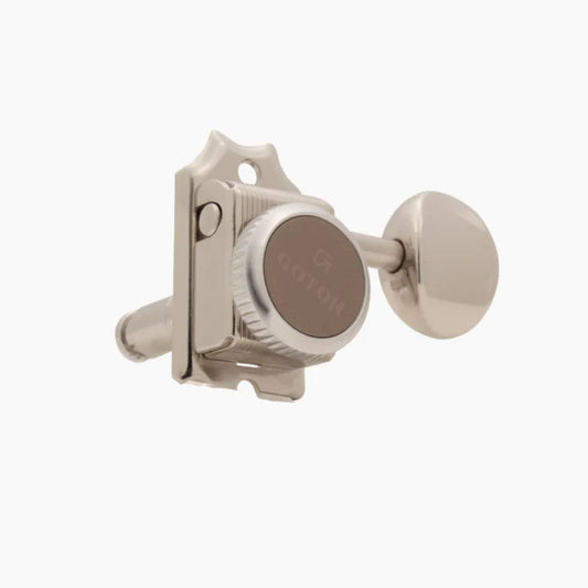 Gotoh SD91-MGT Vintage Style Rear Locking 6 in line Oval Button Tuning Machines