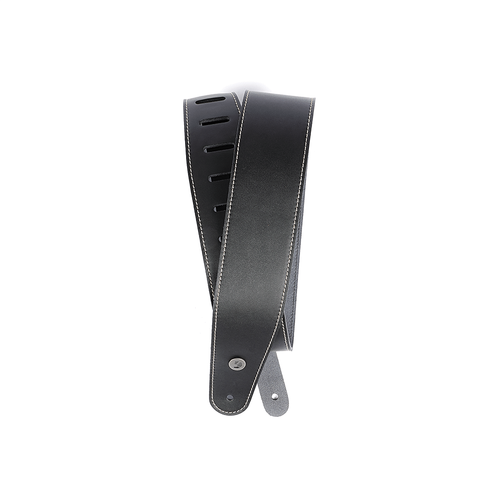 D'Addario 25LSA00-DX Classic Leather Strap w/Contrast Stitch