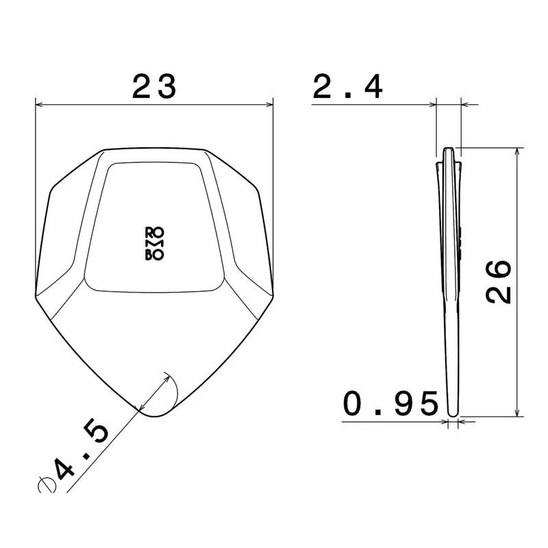 Rombo RSMX4 Shell Pick Set (4)