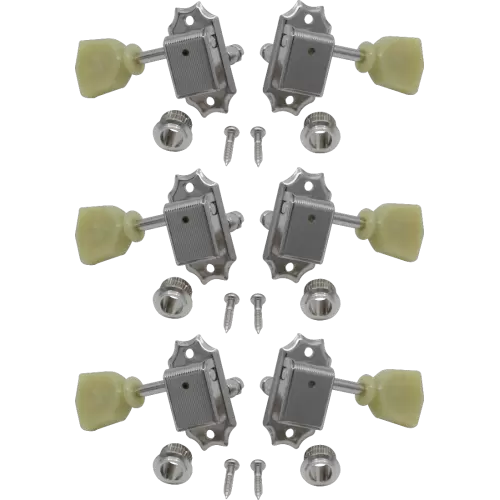Gotoh SD90MG 3x3 Top Lock Plastic Keystone Tuner Set Nickel (C)