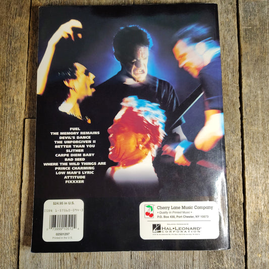 Used Metallica "Reload" Song Book