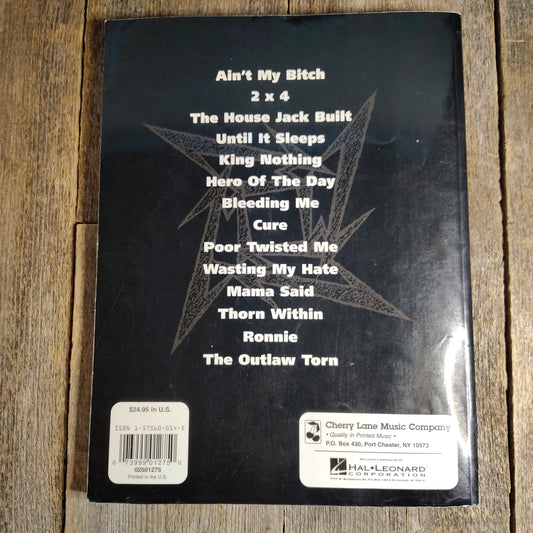 Used Metallica "Load" Song Book