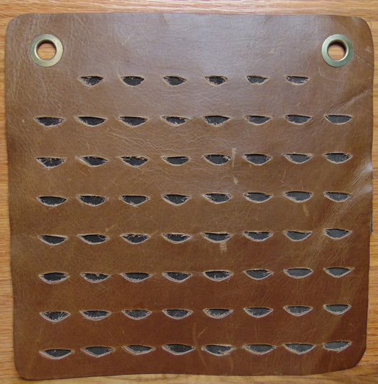 String to Speaker Leather Hanging Pick Display Holder Holder 10x10 Brown #1