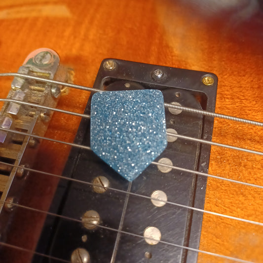 Northern Ghost Plectrums Vintage Blue Glitter 3.0mm
