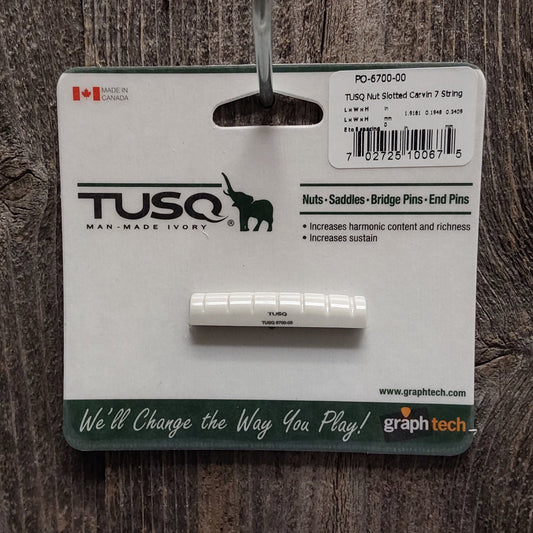 Graphtech PQ-6700-00 Tusq Slotted Carvin 7 String Nut