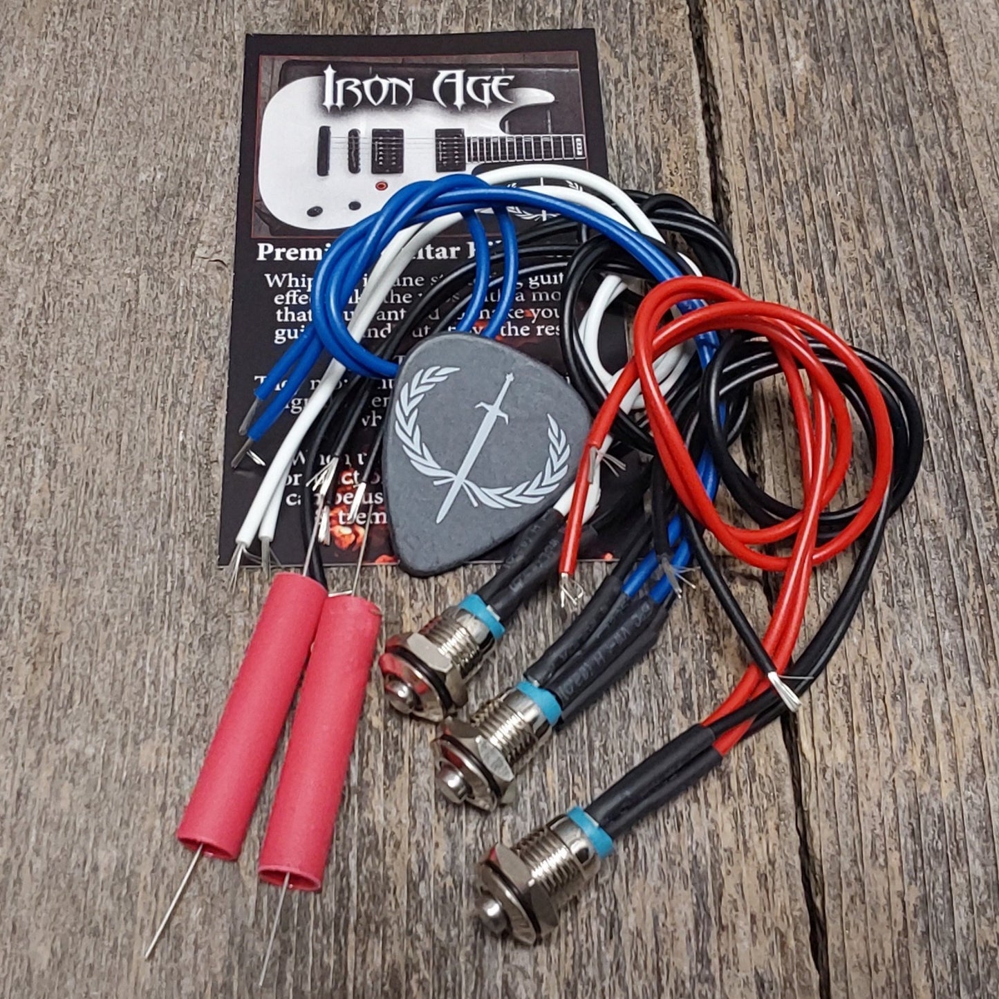 Iron Age Accessories Mini Killswitch w/LED Chrome - no Logo (3 LED colors)