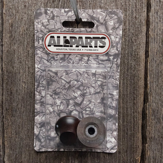 Allparts PK-3197-0R0 Rosewood Bell Knobs 2 pack