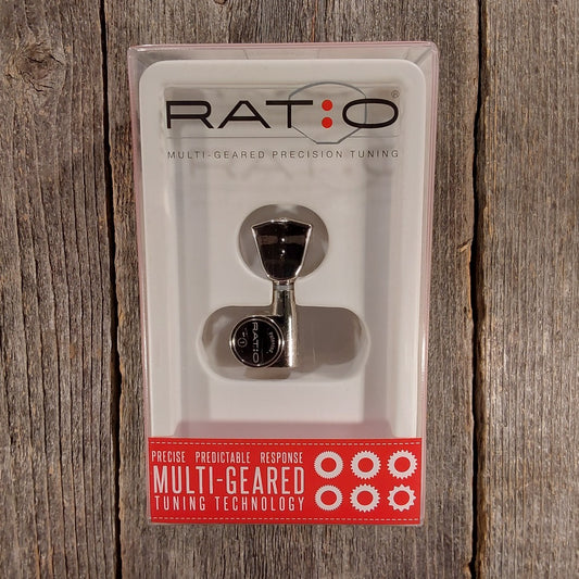 GraphTech PRN-2341-N0 Ratio Tuners 3+3 Vintage Keys Nickel