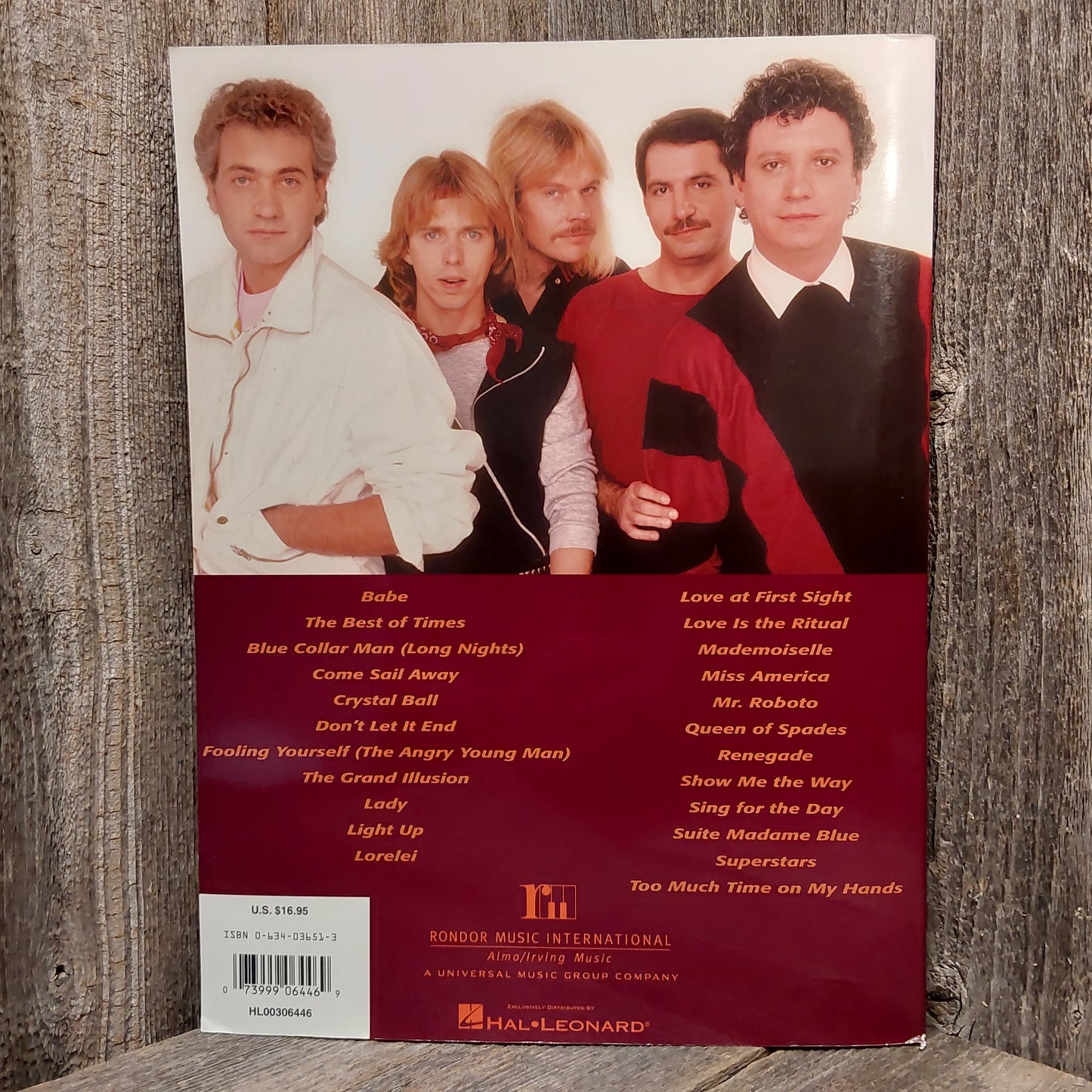 (Used, Mint) Best of Styx Piano Vocal Guitar Songbook