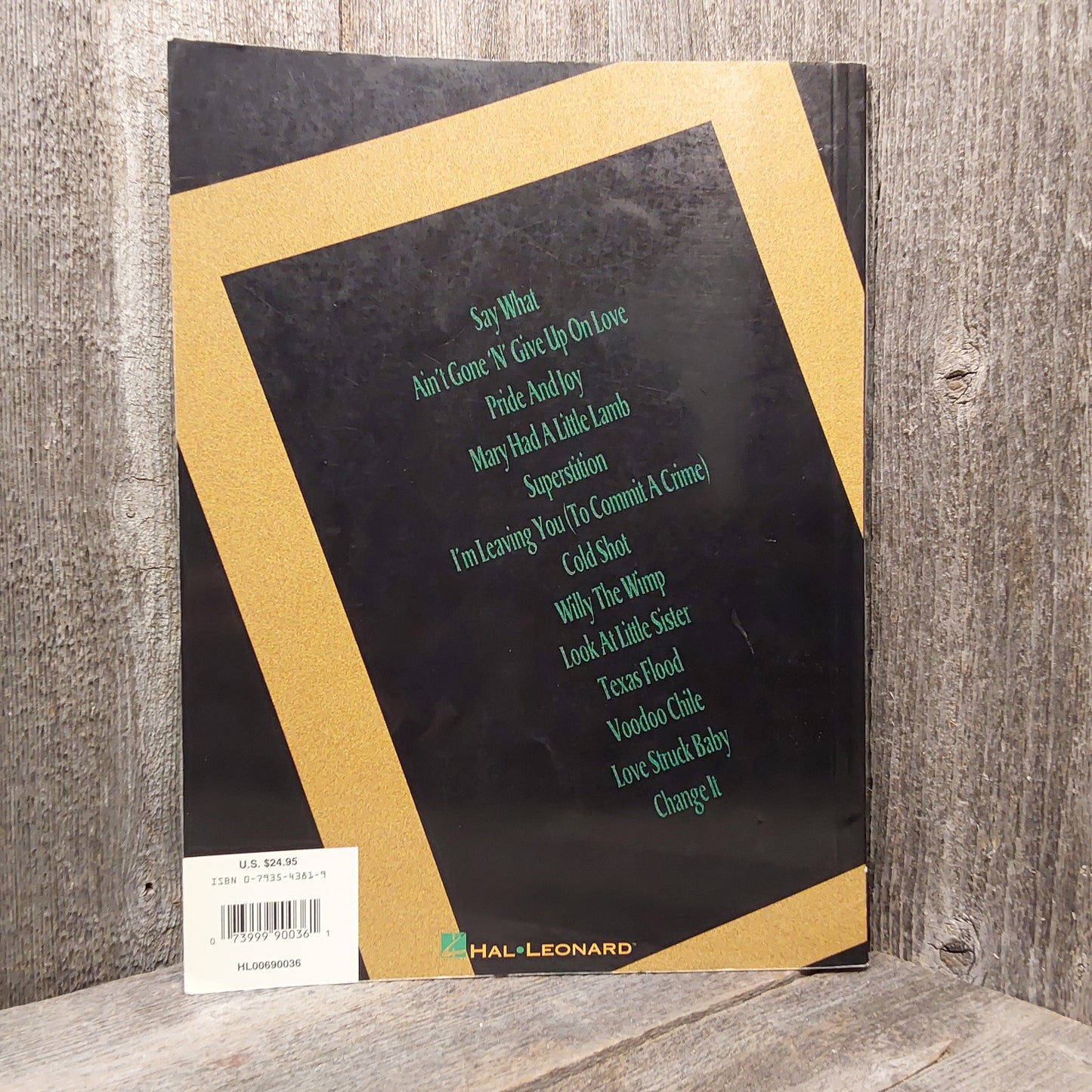 Used Stevie Ray Vaughan and Double Trouble Live Alive Songbook 1995