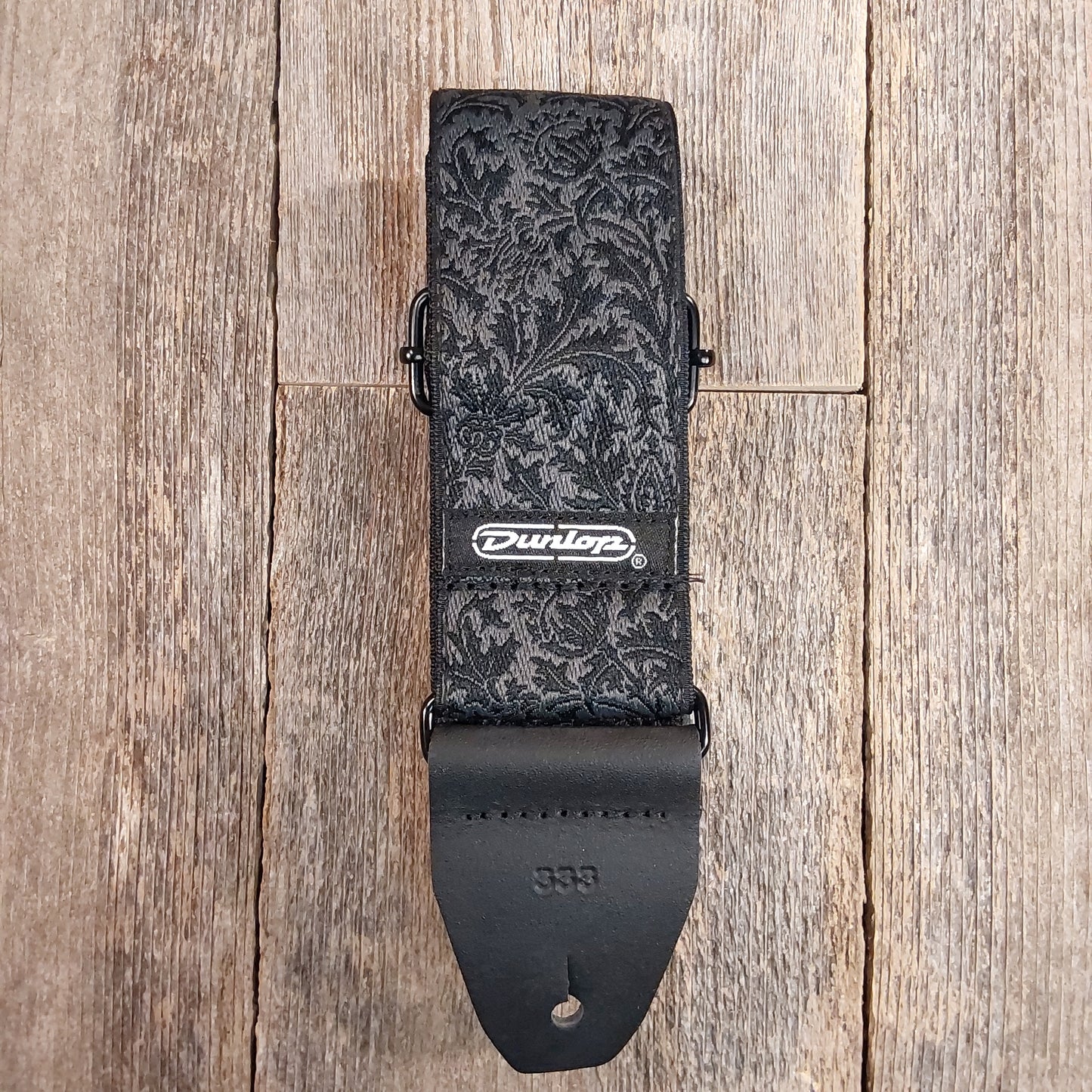 Dunlop D6714 Jacquard Black Thistle Strap