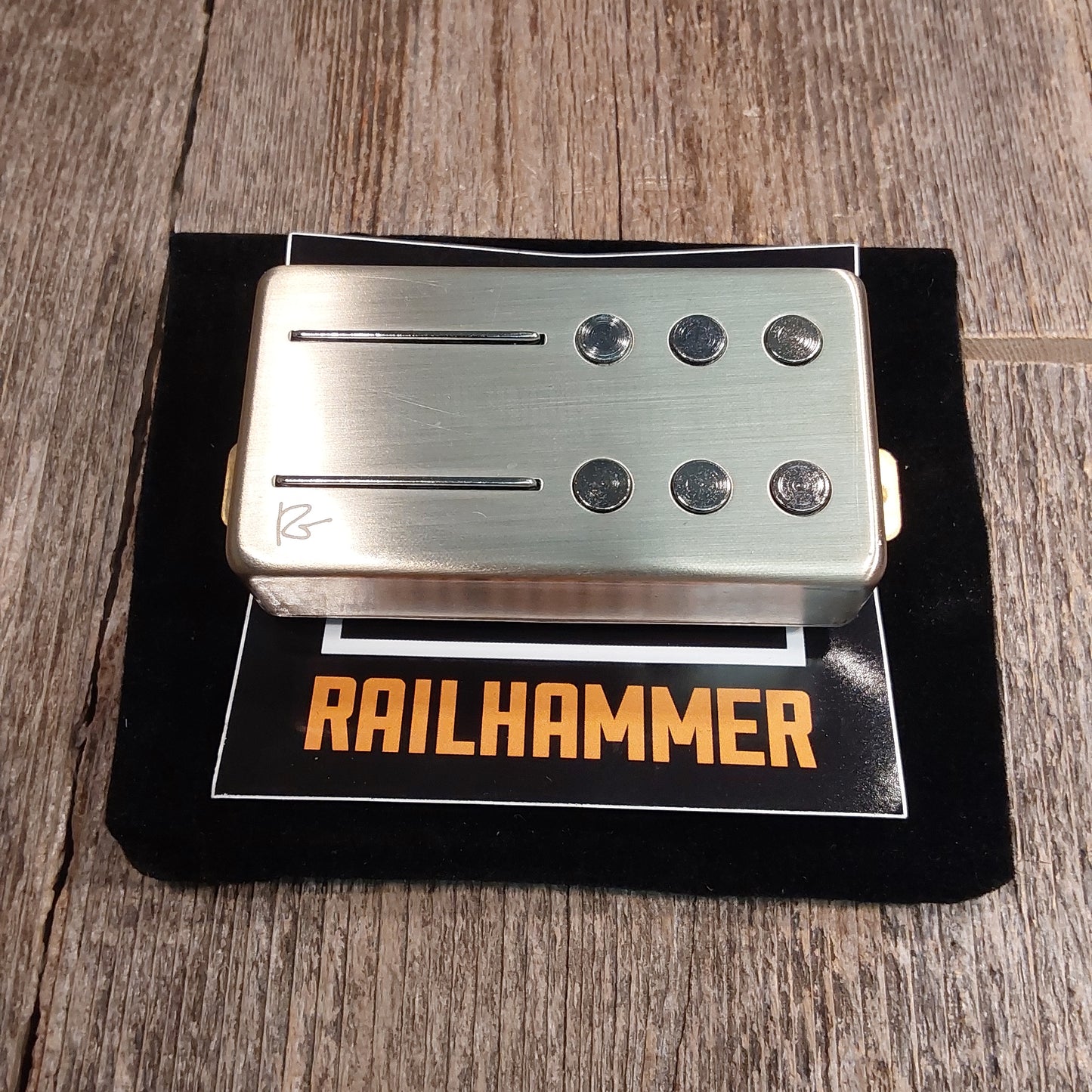 Railhammer Reeves Gabrels Signature Neck Pickup Brushed Nickel