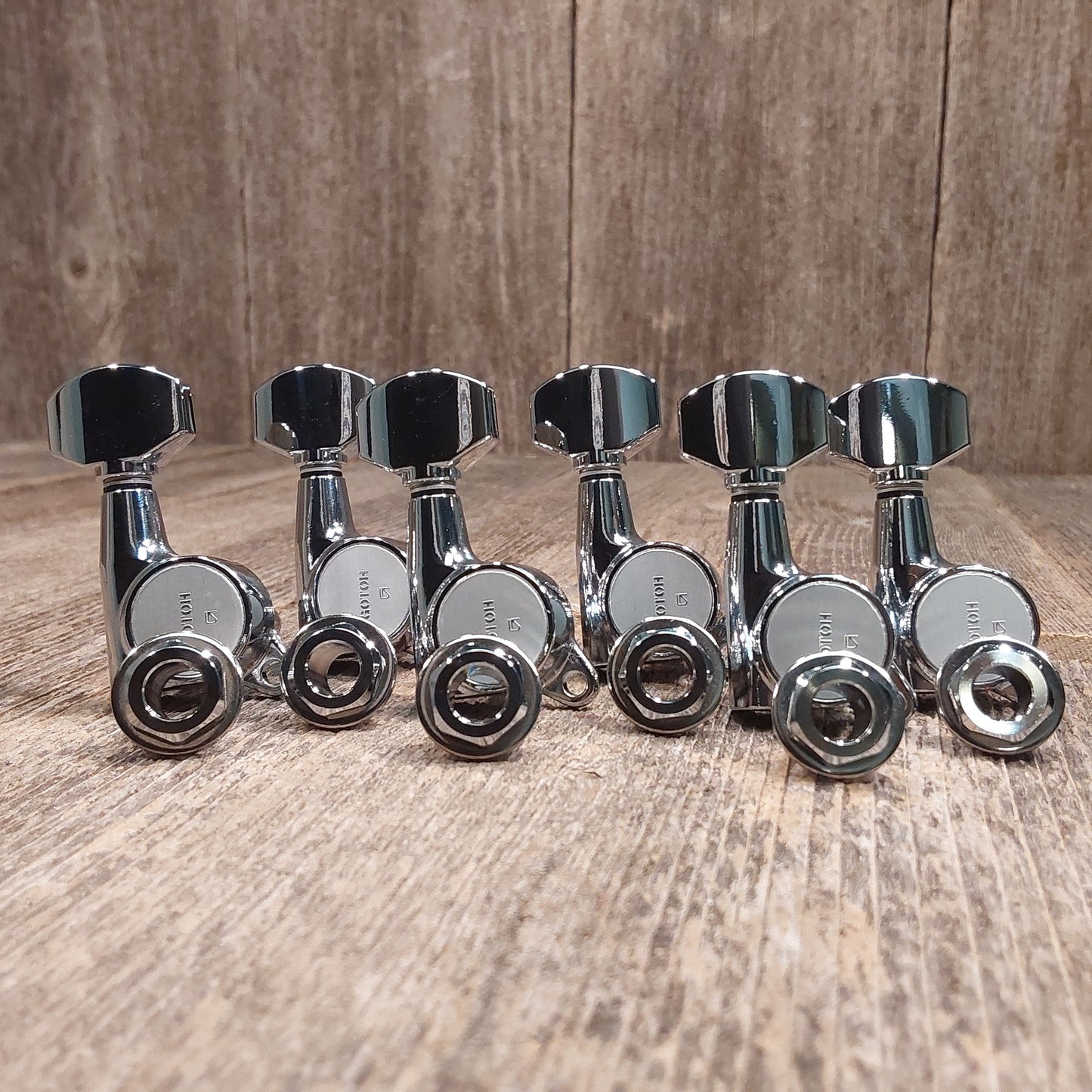 Gotoh SG381 6 in line Tuners 45 degree screw Chrome tuning machines
