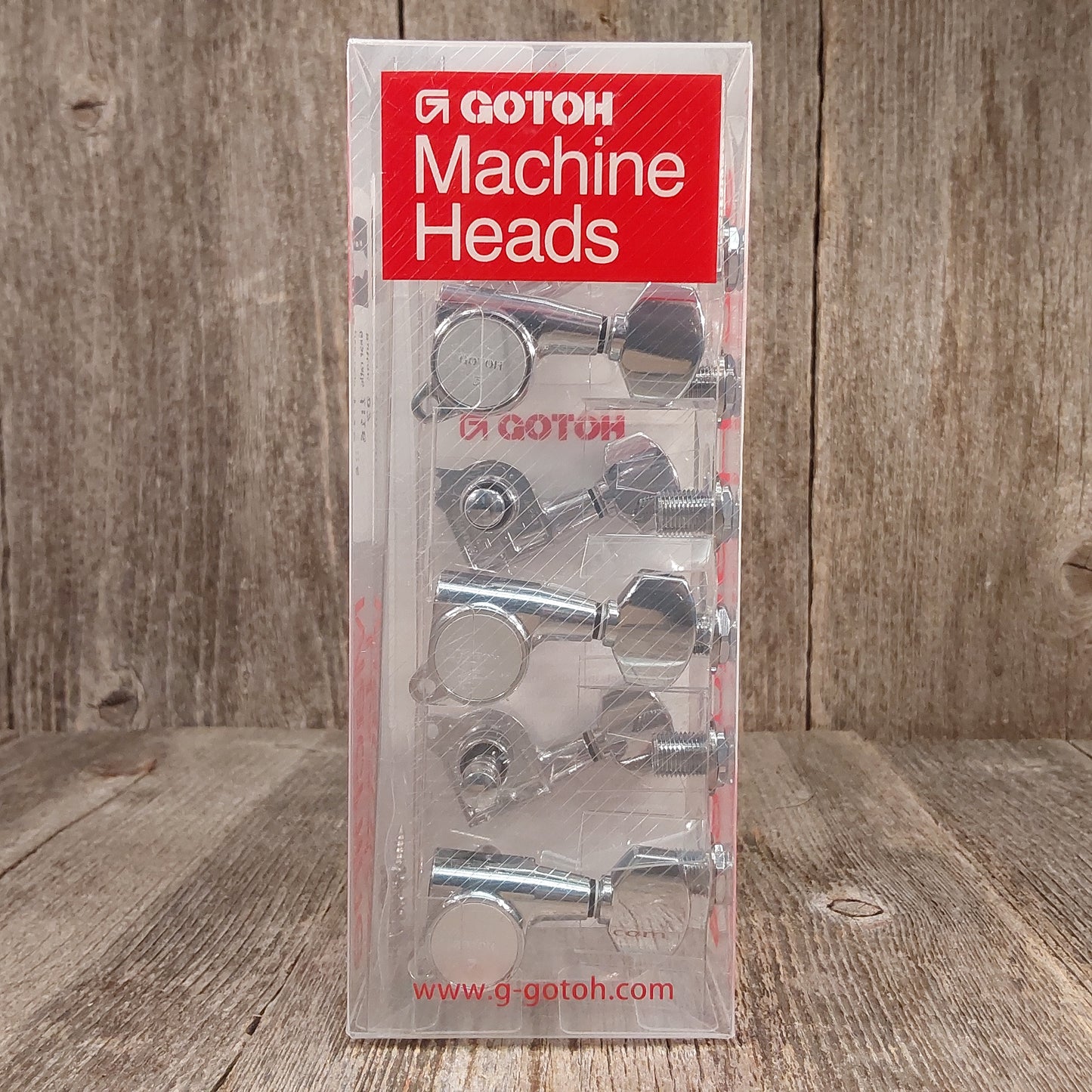 Gotoh SG381 6 in line Tuners 45 degree screw Chrome tuning machines