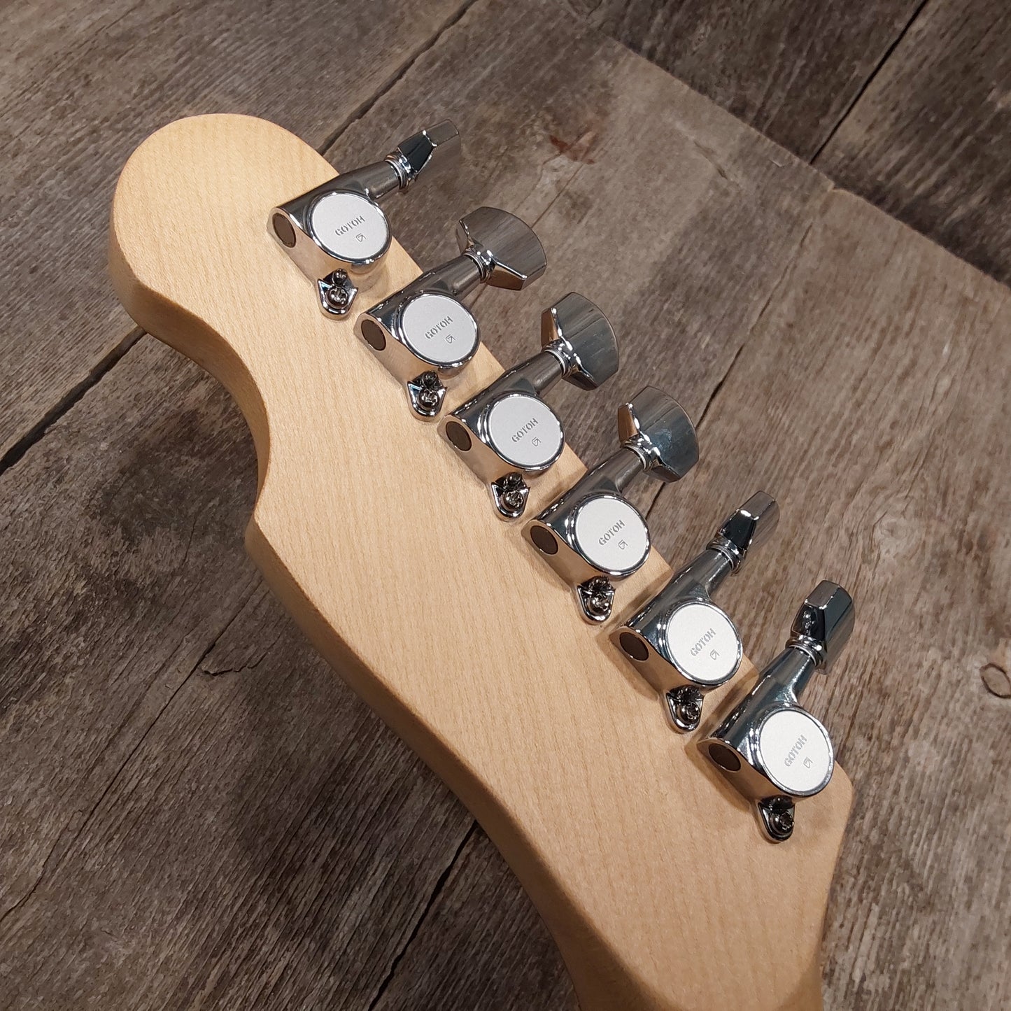 Gotoh SG381 6 in line Tuners 45 degree screw Chrome tuning machines
