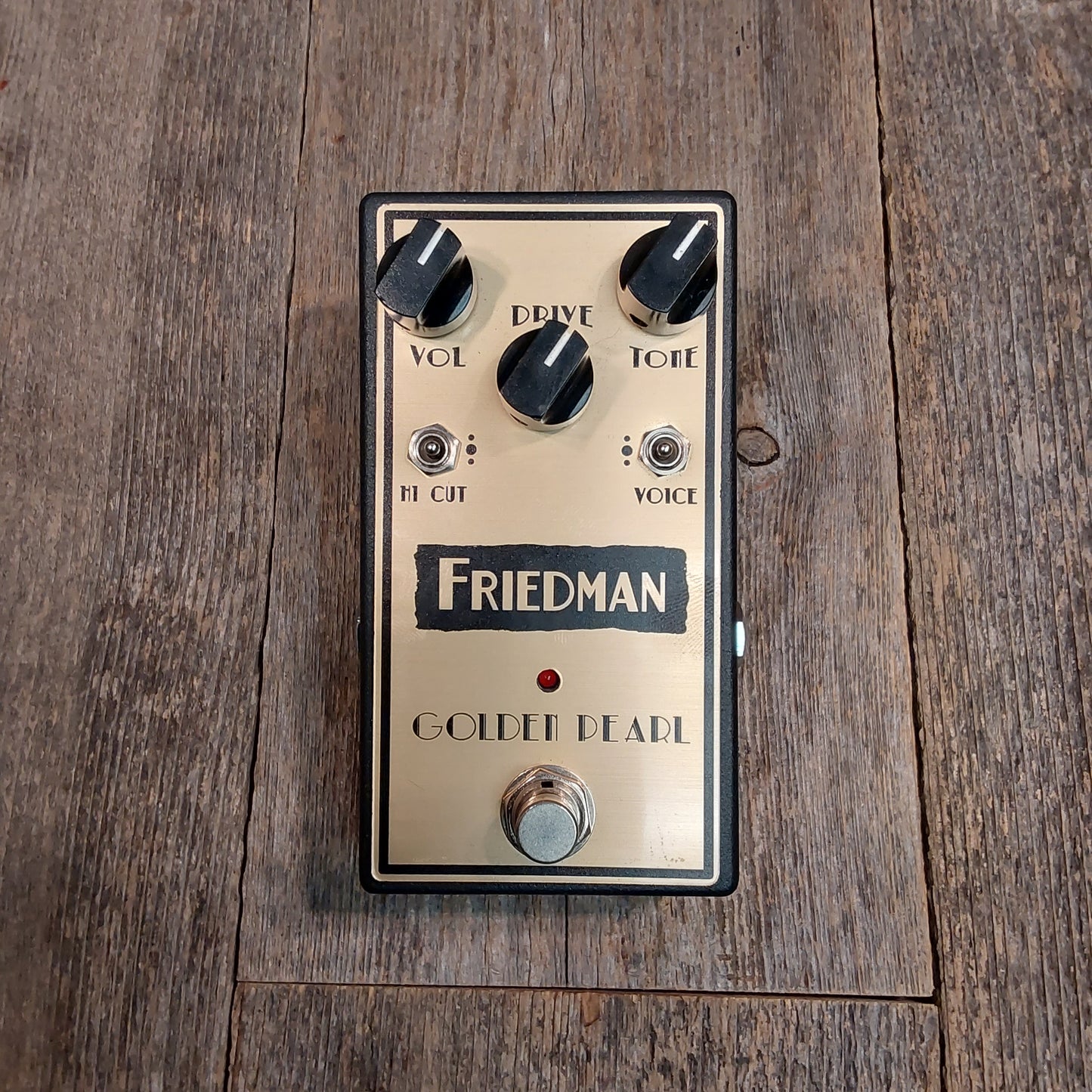 Used, Mint Friedman Golden Pearl Overdrive pedal