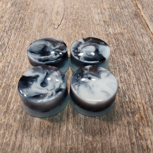 Knobhead PDX - Black & White Swirl Speed Knobs Set of 4