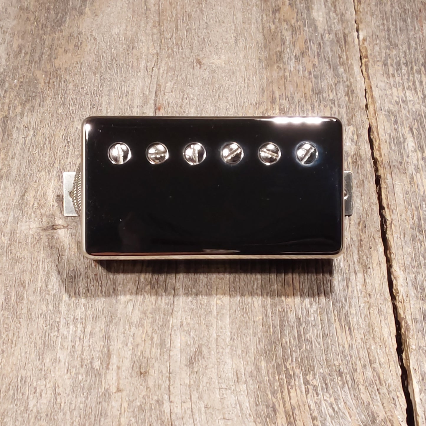 Mojotone '59 Clone Low Output Humbucker Bridge Double Black Narrow Spacing