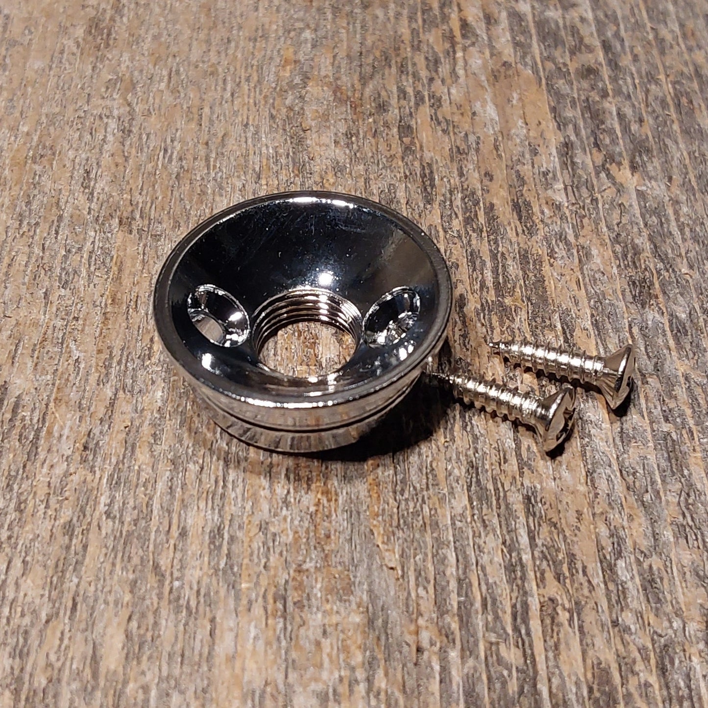 More Gain Parts Electrosocket Tele Jack Plate Chrome