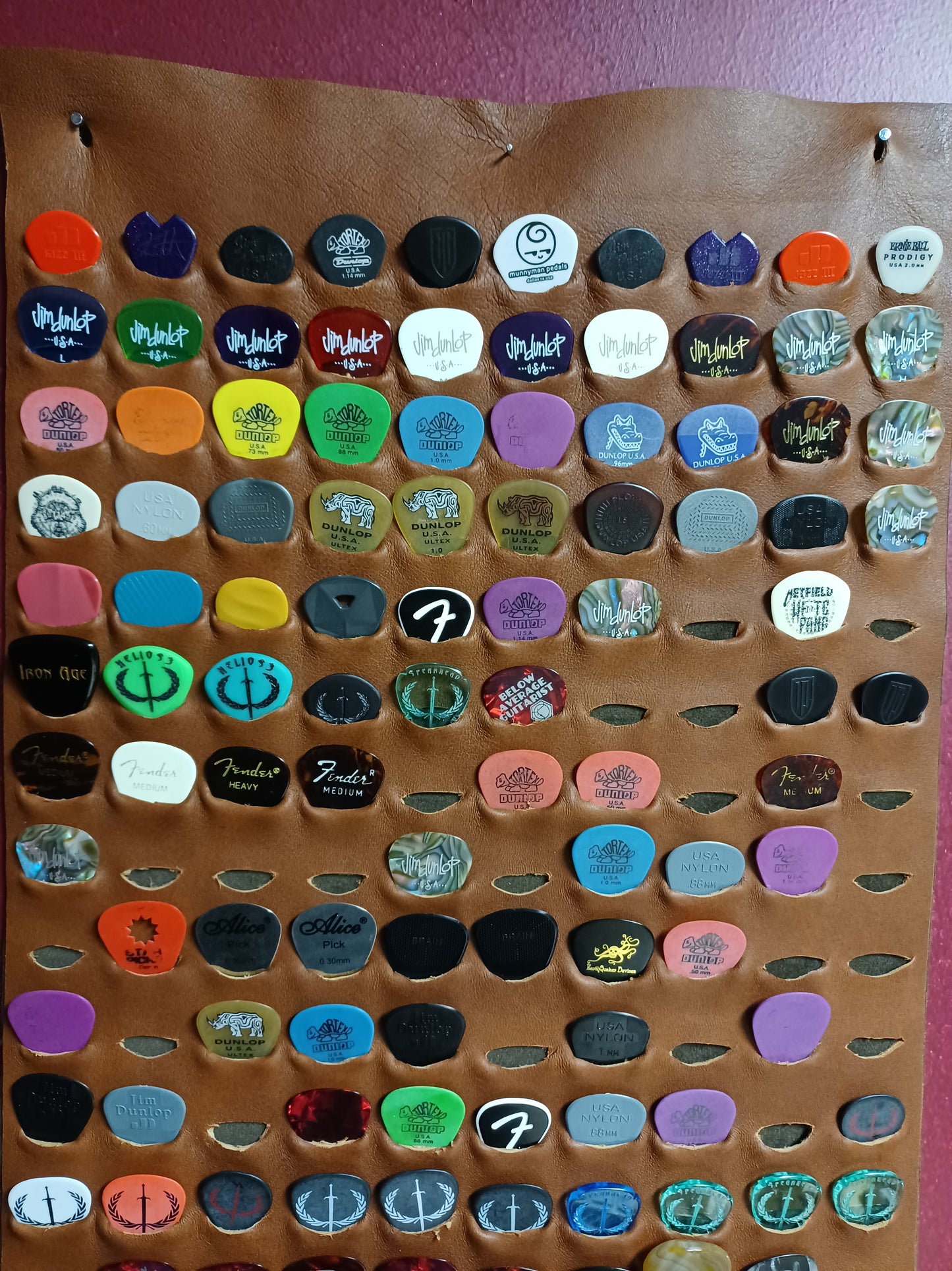 String to Speaker 12x24 Wall Mounted Pick holder Display