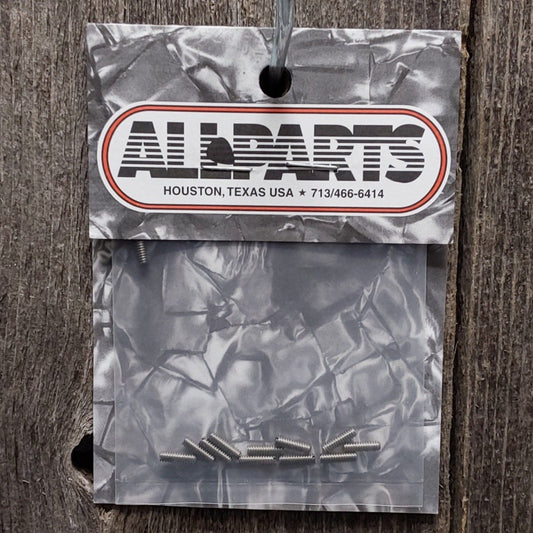 Allparts GS-3384-005 Bridge Height Screws for Telecaster Steel Pack of 8
