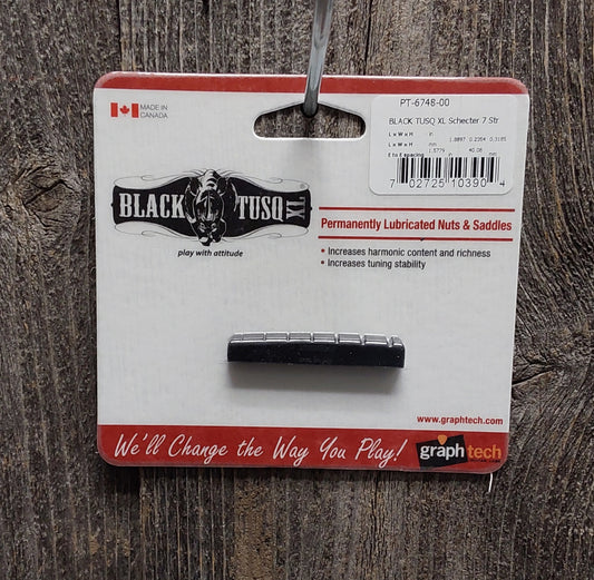 Graphtech PT-6748-00 Black TUSQ XL Schecter 7str Nut