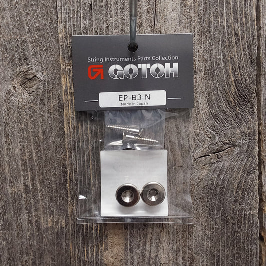 Gotoh Oversized Strap Buttons (Nickel, Black or Gold)