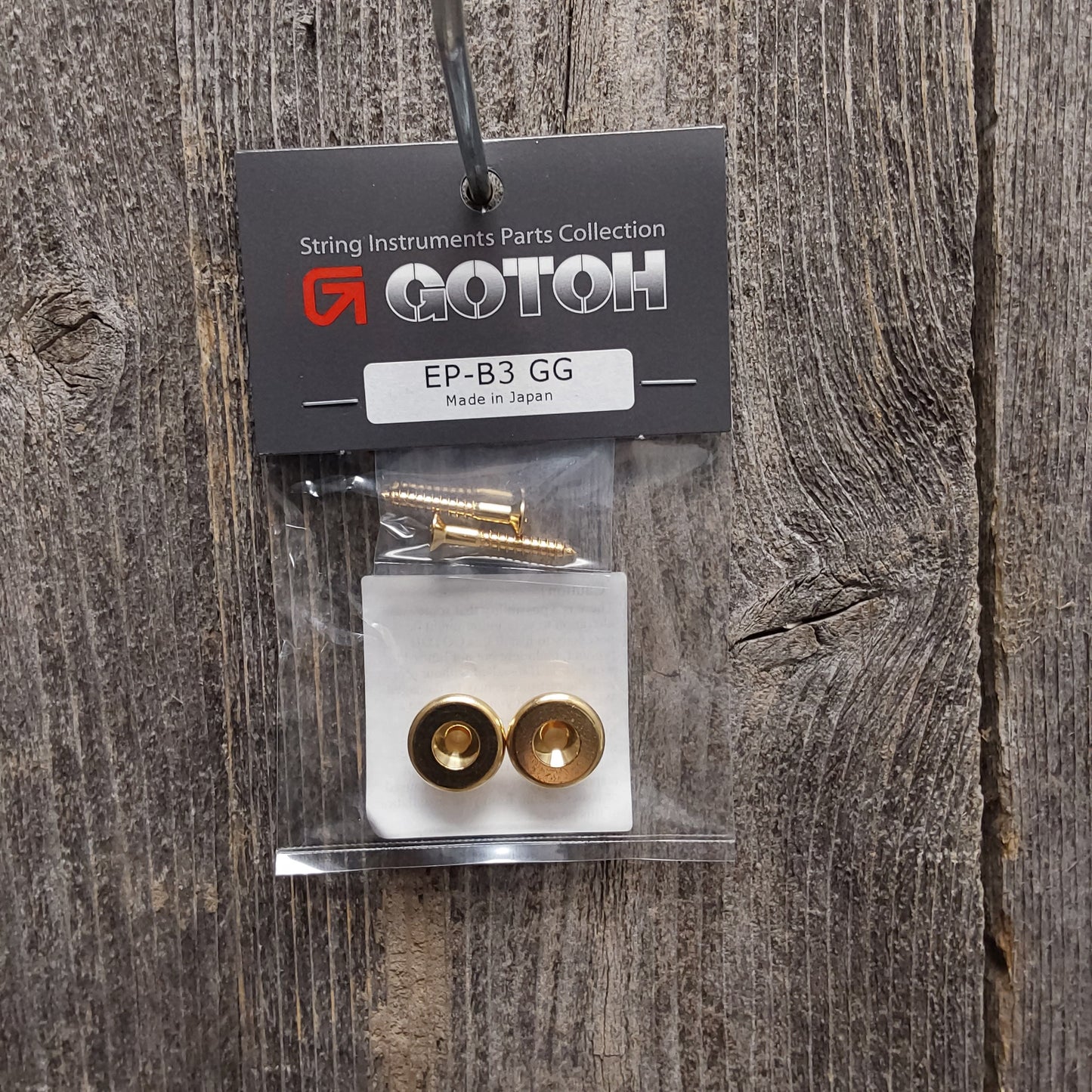 Gotoh Oversized Strap Buttons (Nickel, Black or Gold)