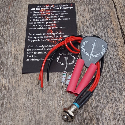 Iron Age Accessories Mini Killswitch w/LED Chrome - no Logo (3 LED colors)