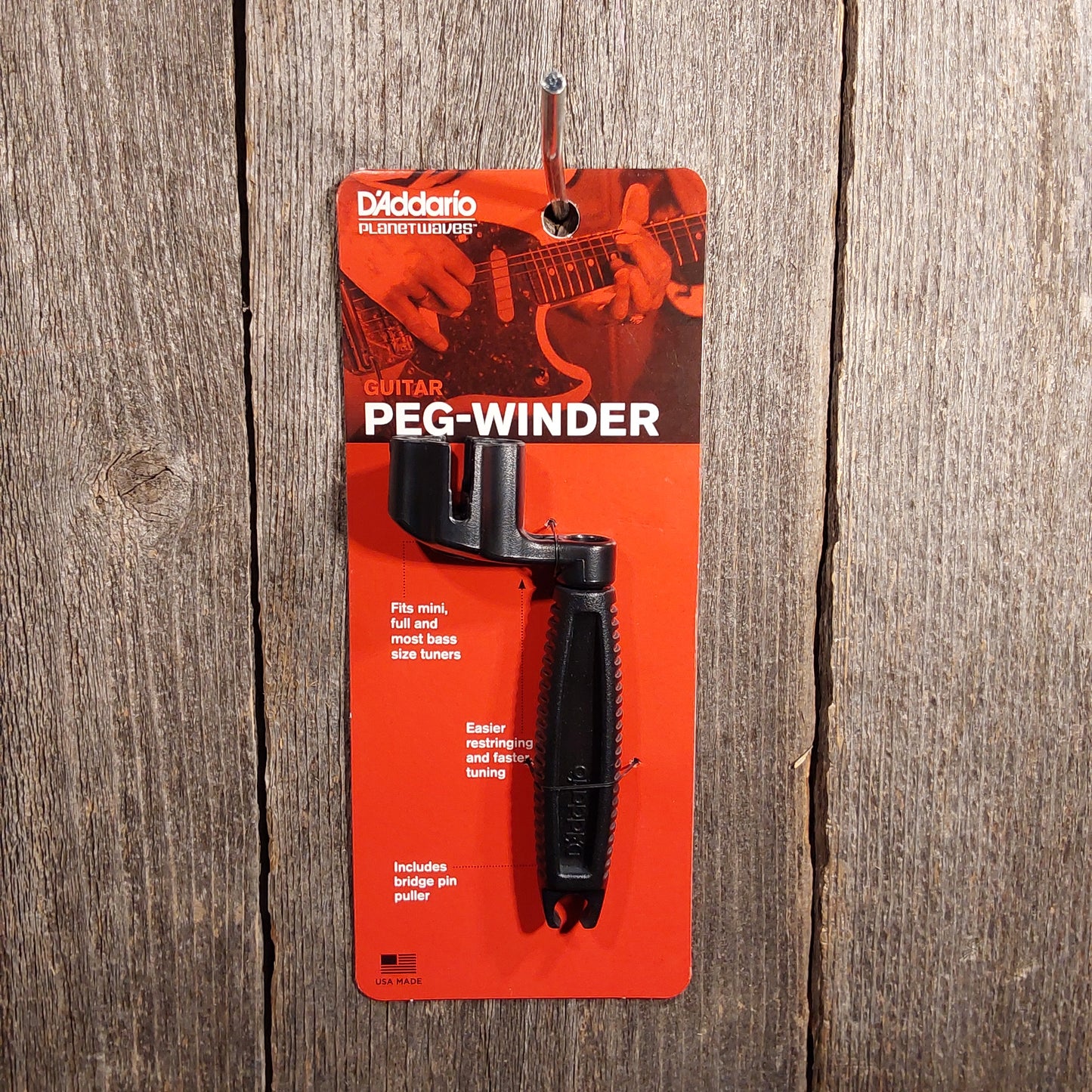D'Addario PWPW1 Guitar Peg Winder