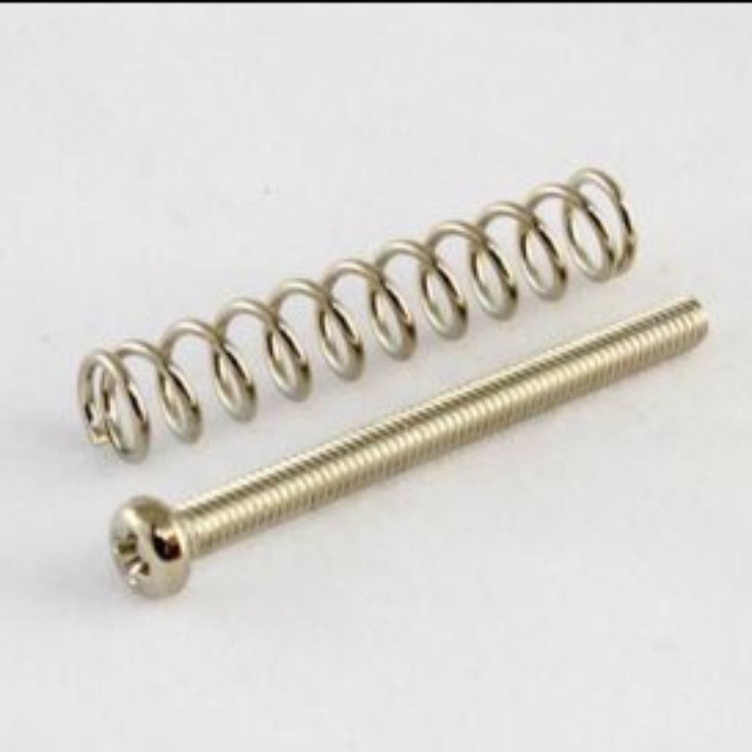 Allparts GS-0394-001 Pack of 4 Nickel Metric Humbucker Mounting Screws (w/ Springs)