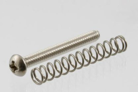Allparts GS-3327-005 Steel Bridge Length Screws Pack of 6