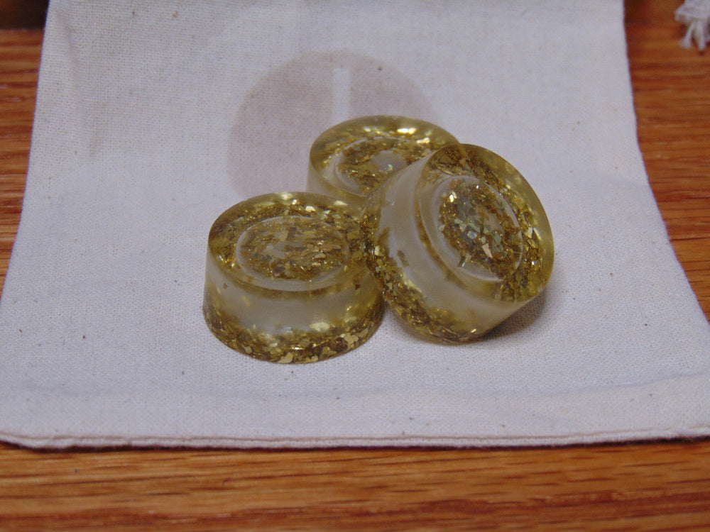 Knobhead PDX Speed Knobs Gold Sparkle (Set of 3)