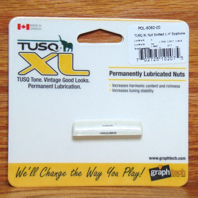 Graphtech Guitar Labs PQL-6060 TUSQ XL Pre 2014 Epiphone Style Nut (Righty or Lefty)
