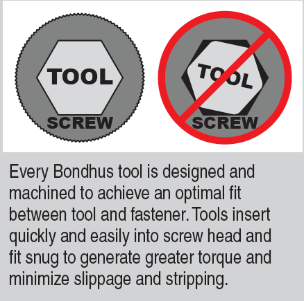 Bondhus Colorguard Ball End Hex Wrench Set SAE (13 pcs) or Metric (9pcs) Extra Long