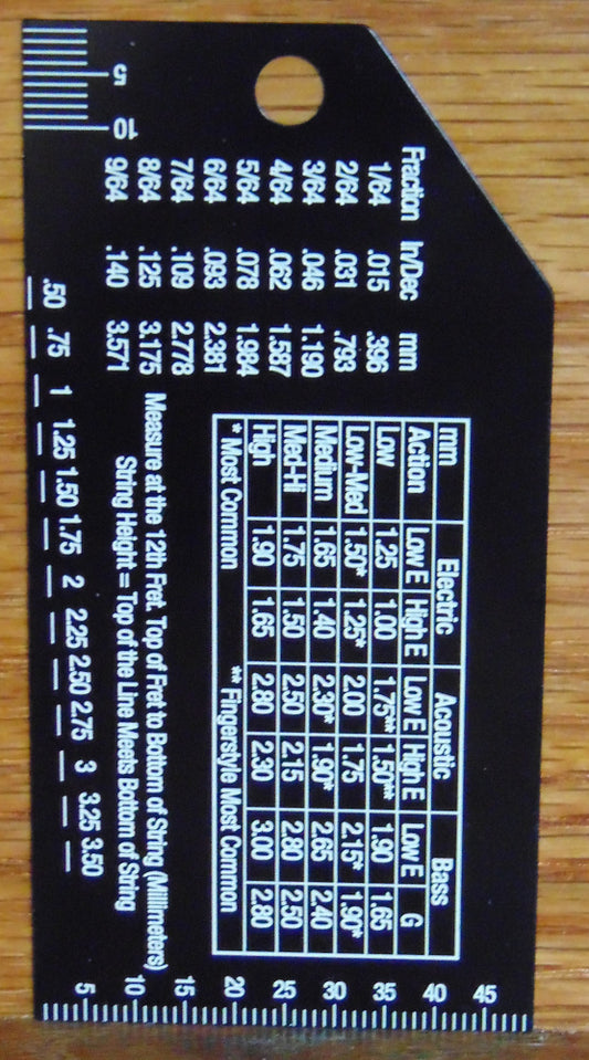 Music Nomad MN602 Precision string action gauge