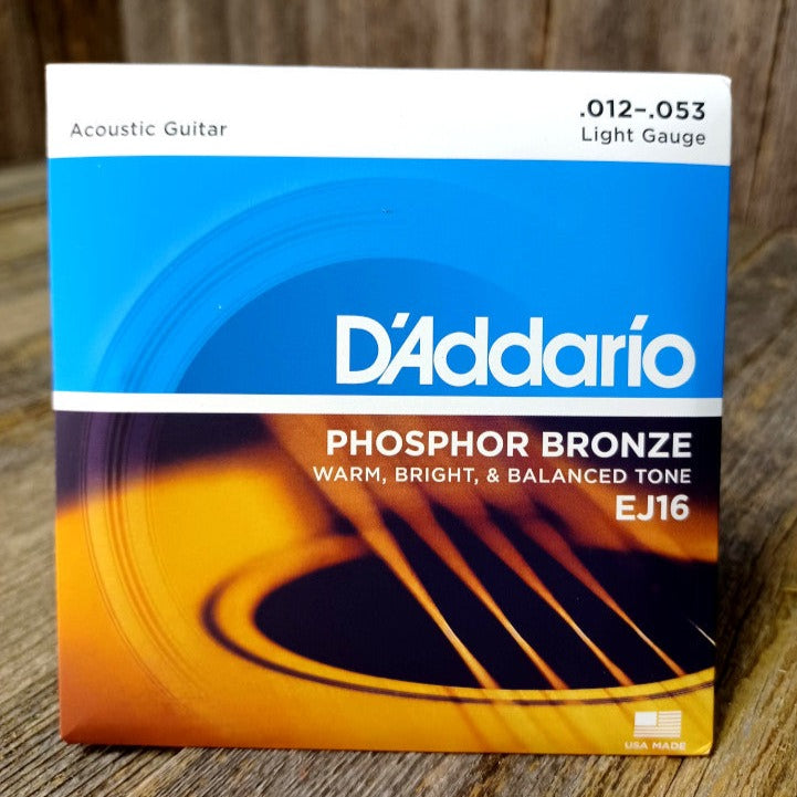 D'Addario EJ16 Acoustic Phosphor Bronze 12-53