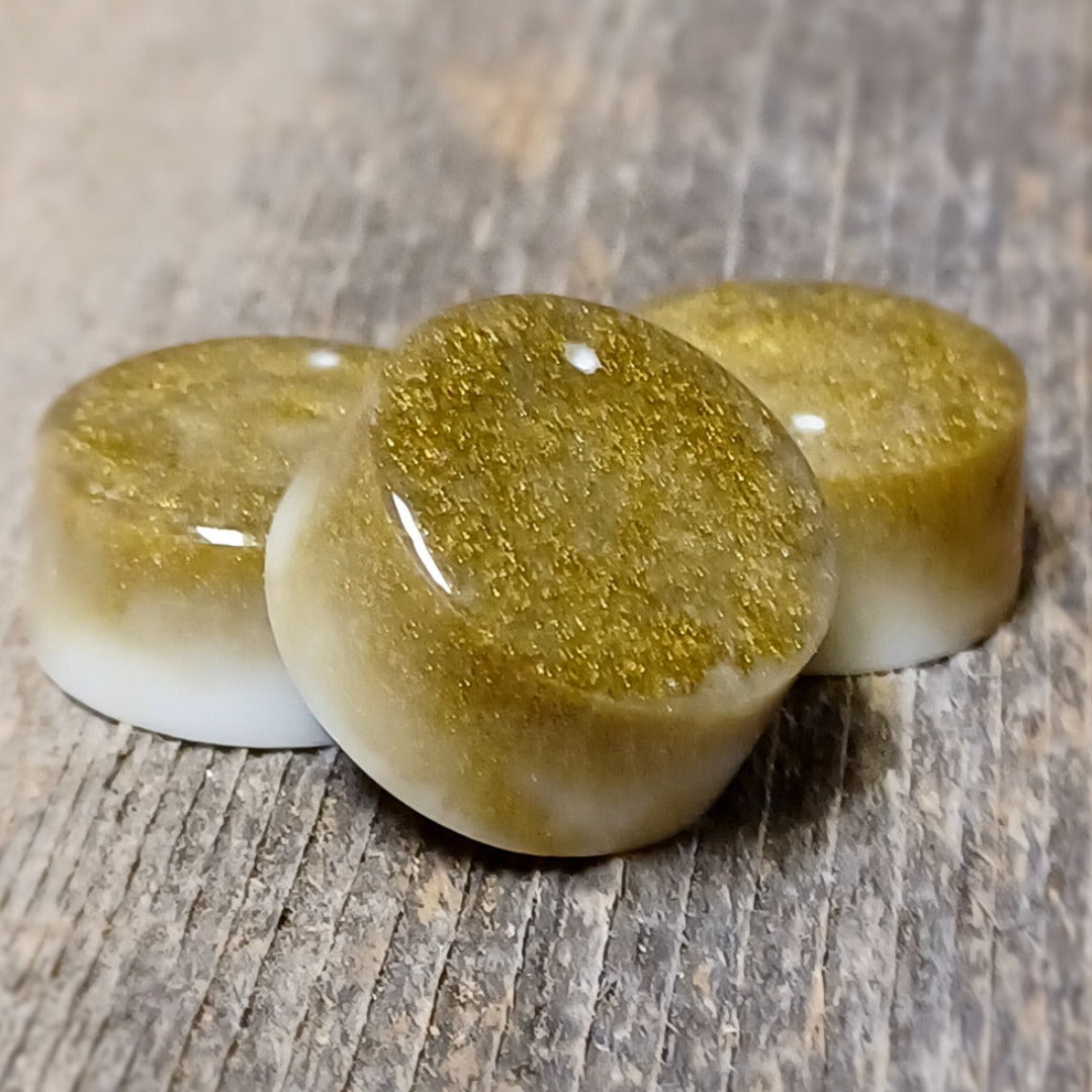 KnobheadPDX Gold Cream Speed Knob (Set of 3)