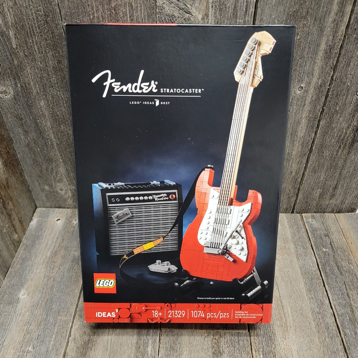 Lego Stratocaster and Princeton Combo Amp