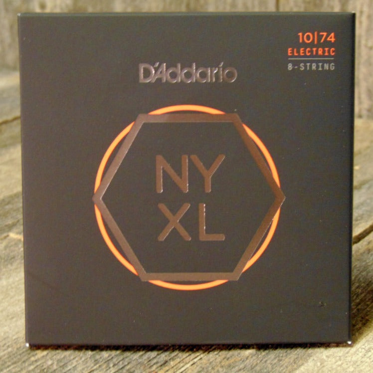 D'Addario NYXL1074 10-74 Ga NYXL 8 string Electric Guitar Strings