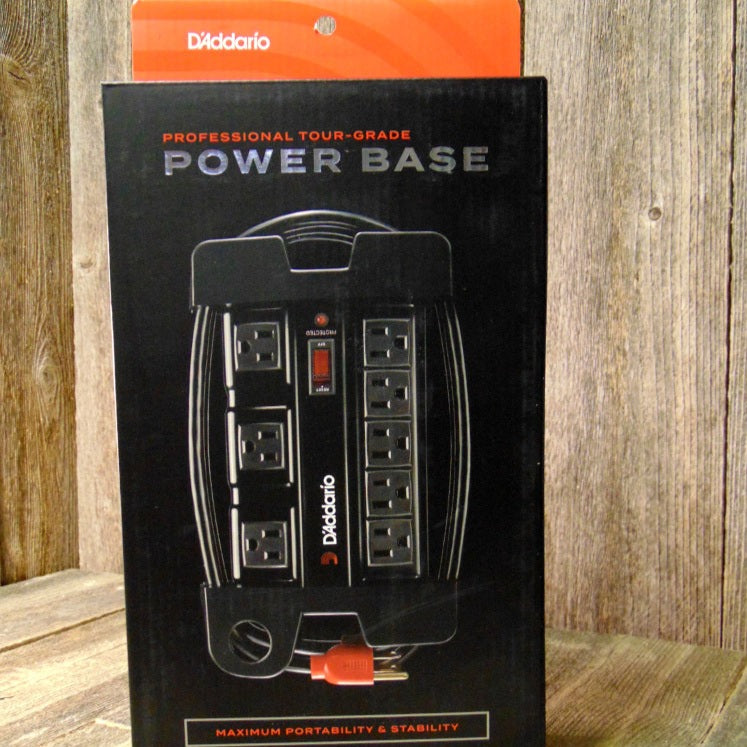 D'Addario PWTGPB01 Tour Grade Power Base Musician Power Strip