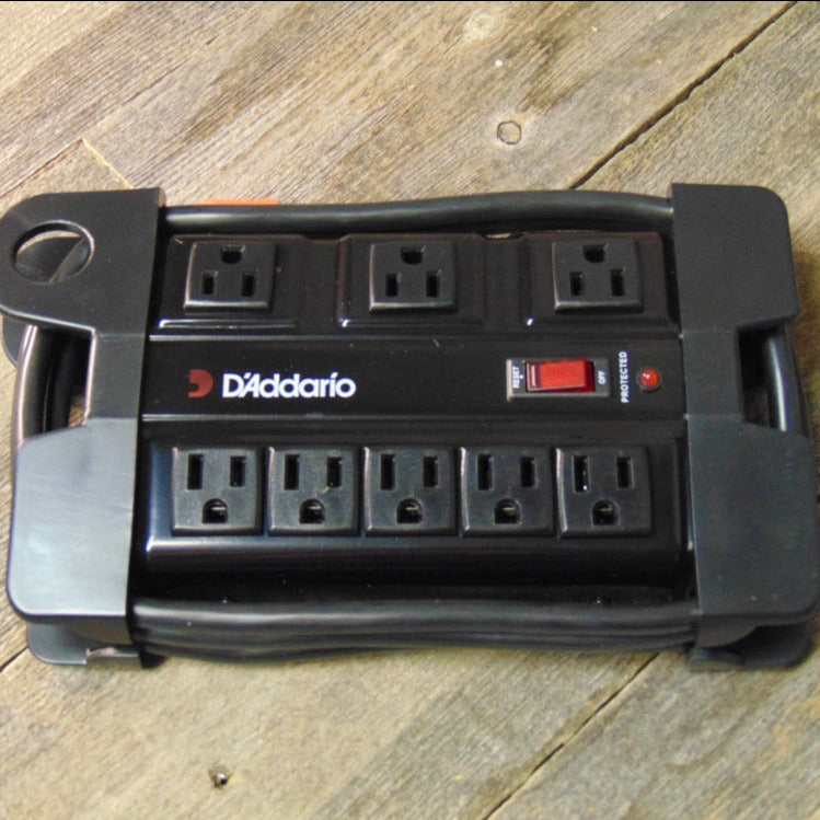 D'Addario PWTGPB01 Tour Grade Power Base Musician Power Strip