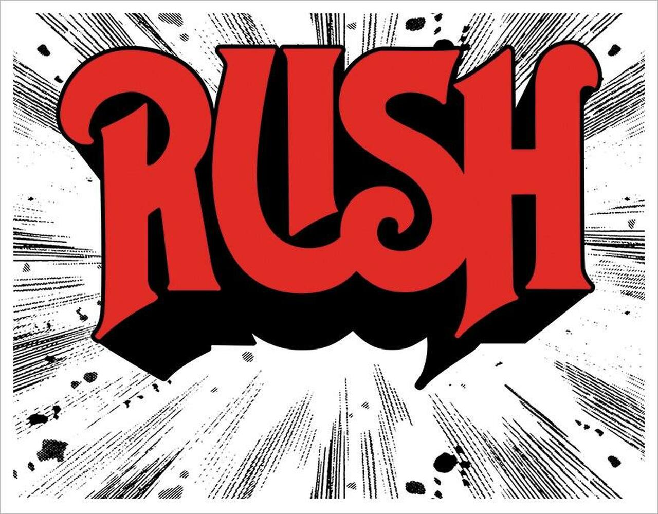 Desperate Enterprises Rush 1974 Album Metal Sign